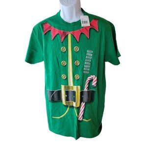 Authentic Classics Elf Design Shirt NEW NWT Christmas Medium M